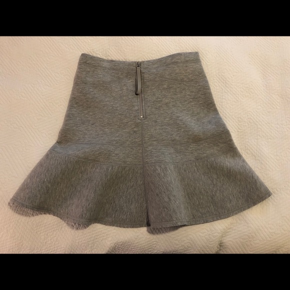 J Crew Grey Neoprene skirt - Picture 3 of 3